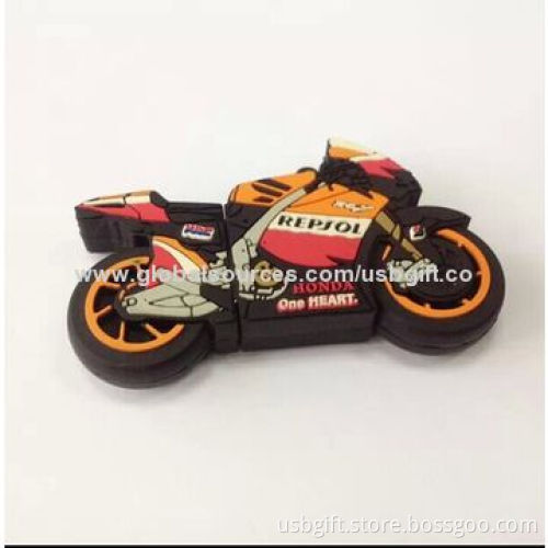 USB Stick Memory, 4GB, Motorcycle Shape, Promotional Gift
